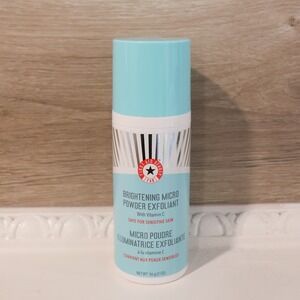 First Aid Beauty Brightening Micro Powder Exfoliant 2oz Vitamin C Sensitive Skin